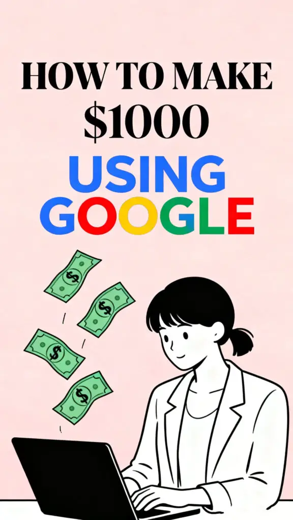 How To Make $1000 Using Google 4 How To Make $1000 Using Google