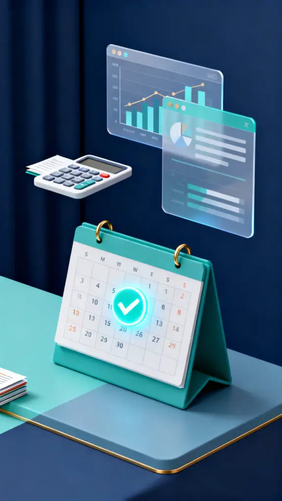 How Can I Improve My Money Management Skills? 3 A clean digital illustration of a routine financial review, highlighting the importance of consistency in money management.