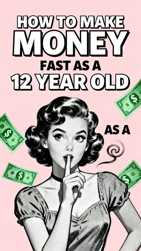 How To Make Money Fast As A 12 Year Old